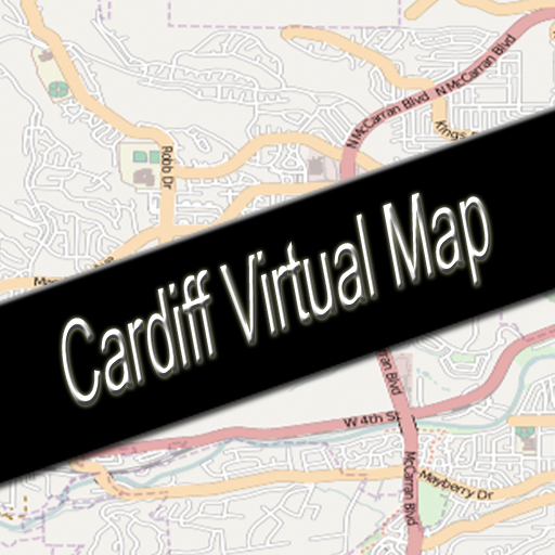 Cardiff, Wales Virtual Map