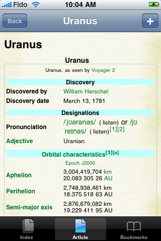 Uranus Study Guide image #1