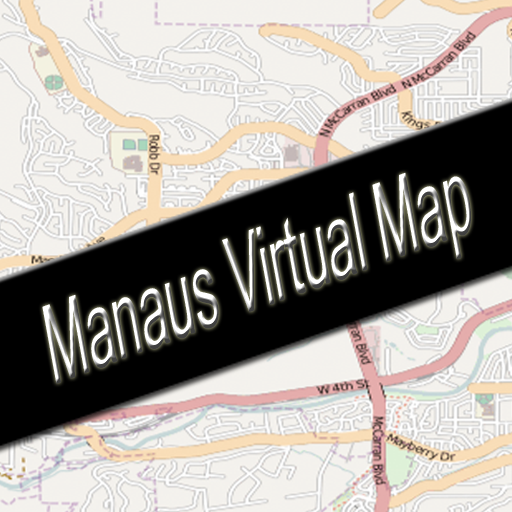 Manaus, Brazil Virtual Map