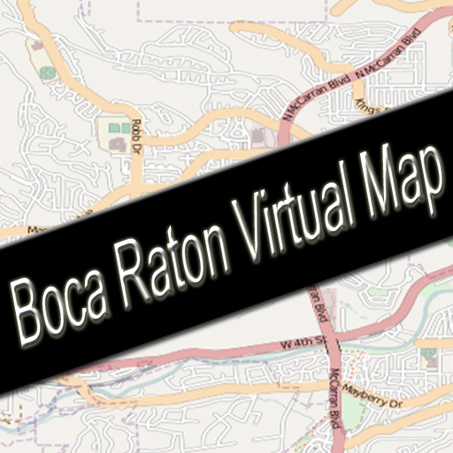 Boca Raton, Florida Virtual Map