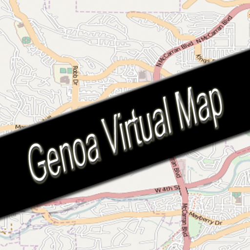 Genoa, Italy Virtual Map