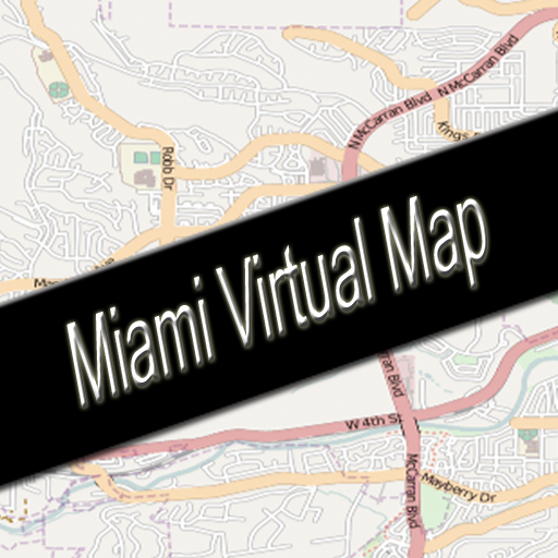 Miami, Florida Virtual Map