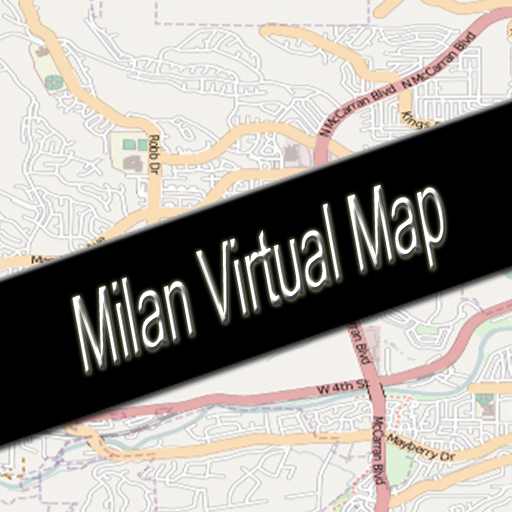 Milan, Italy Virtual Map