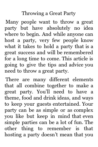 Throwing a Great Party image #1