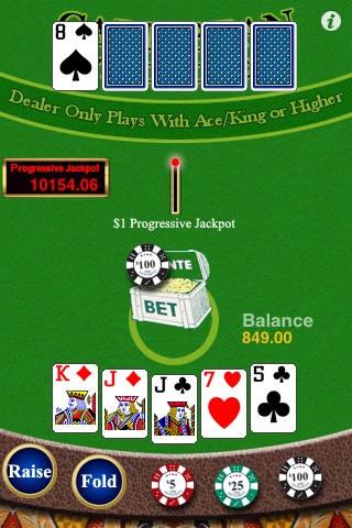 Caribbean Stud Poker screenshot 2