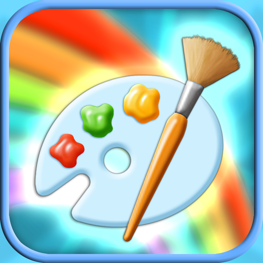 Paint Sparkles Draw my first colors HD ! Review Educational App Store