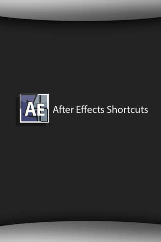 Shortcuts for After Effects - náhled