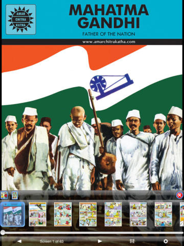 Mahatma Gandhi - Amar Chitra Katha Comics (India's great freedom fighter and non-violence advocate) screenshot 6