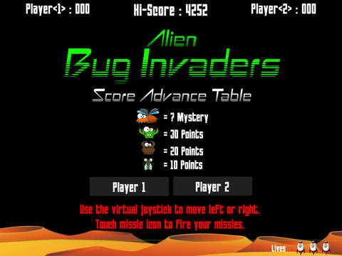 Alien Bug Invaders screenshot 1