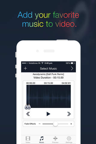 Music To Videos - Add Background Music to Video Cl - náhled