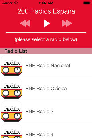 Radio España - GRATIS Online Radio Español (ES) - náhled