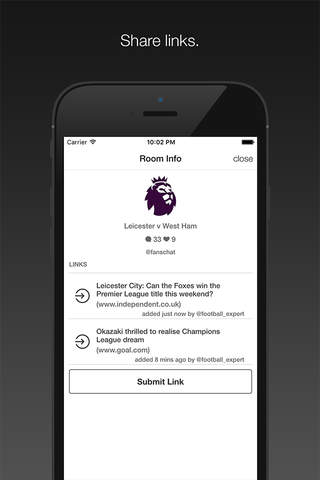 Fanschat - Football/Soccer Live Scores & Live Chat - náhled