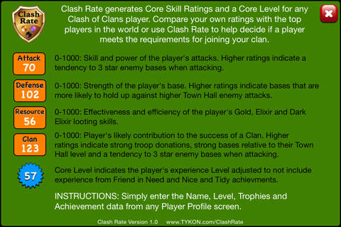 Clash Rate - náhled