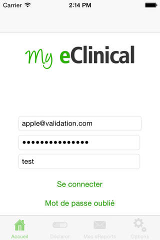 My eClinical - náhled