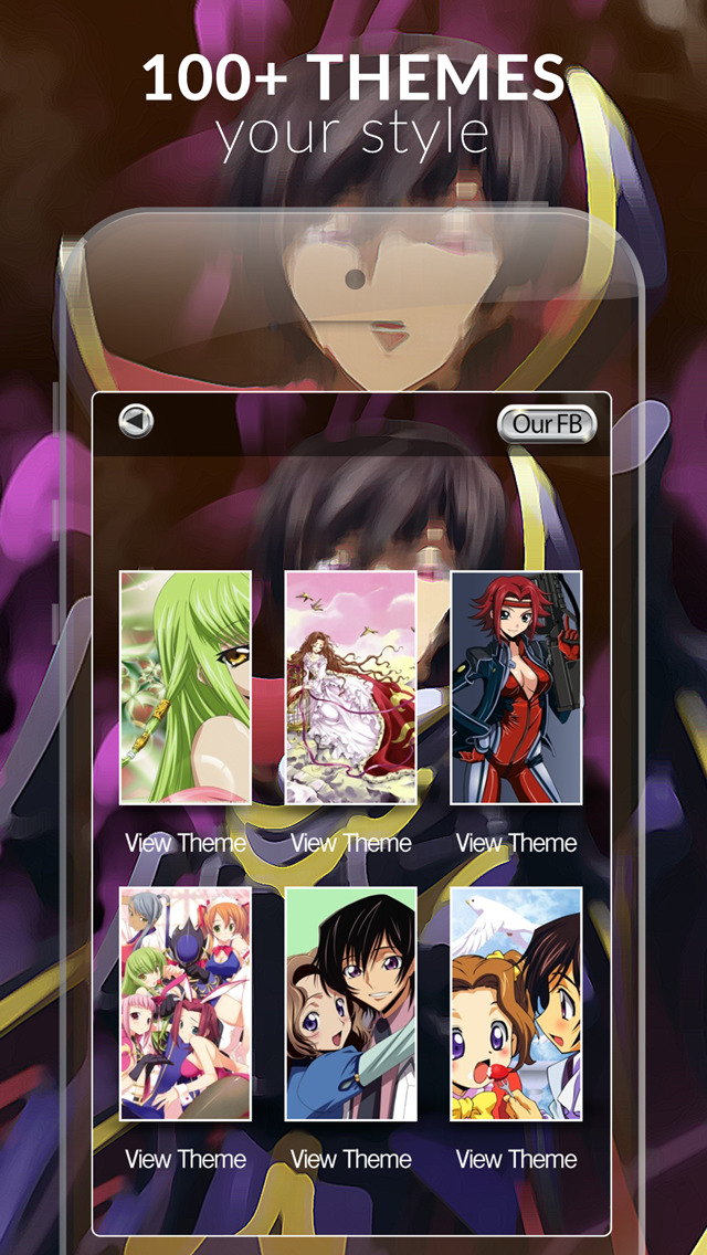 Manga & Anime Gallery - HD Retina Wallpaper Themes and Backgrounds in Code Geass Edition Style screenshot 2