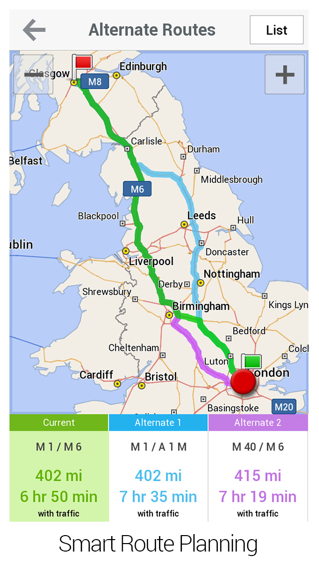 CoPilot UK & IRE – Offline Sat-Nav, Maps & Traffic screenshot 3