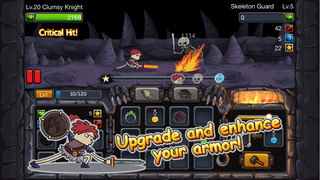 Clumsy Knight vs. Skeletons R screenshot 3