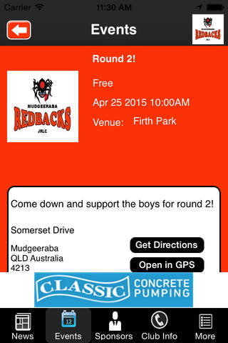 Mudgeeraba Redbacks Junior Rugby League Club - náhled