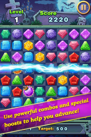 Star Zombie: Crazy Jewels Match - náhled