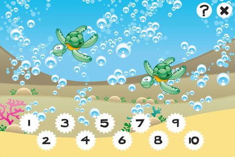 An Ocean Counting Game for Children to learn and p - náhled
