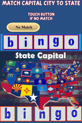 State Capital Bingo Lite - náhled