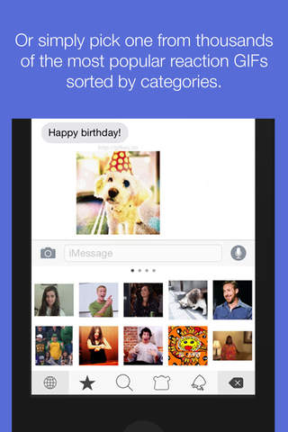 GIFKey - GIF Emoji Keyboard - náhled