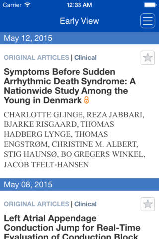 Journal of Cardiovascular Electrophysiology - náhled