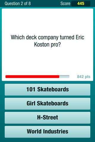Skate Pop - Skateboard Trivia Quiz - náhled