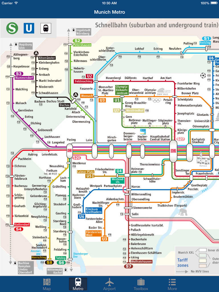 App Shopper: Munich Offline Map - City Metro Airport (Travel)