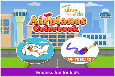 Tabbydo Airplanes Colorbook Free : Coloring pages  - náhled