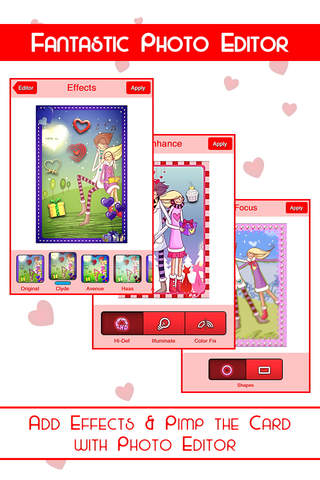 Romantic Card Maker - Love Cards, Romantic Rington - náhled
