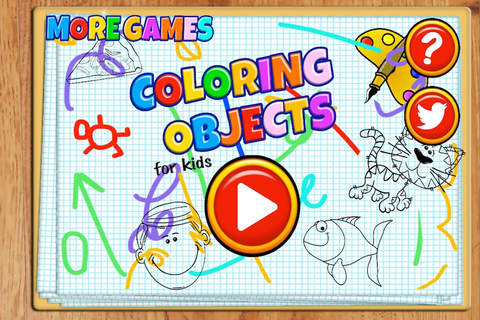 Coloring Objects For Kids FREE - náhled