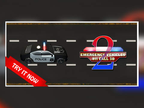 Emergency Vehicles 911 Call 2 - The ambulance , firefighter & police crazy race - Gold Edition screenshot 6