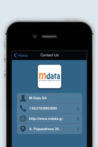 mData Corporate App - náhled