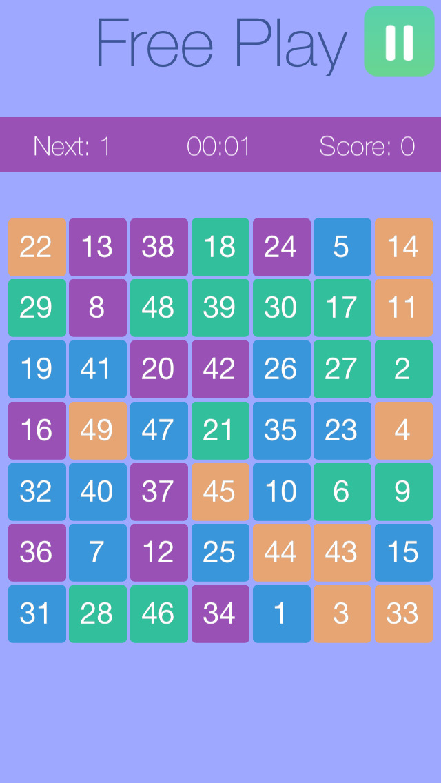 Schulte Table Game Infoupdate