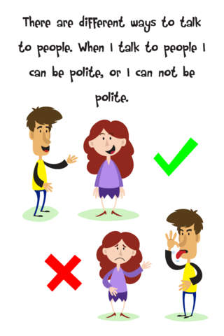 Manners Social Story and Speech Tool - náhled