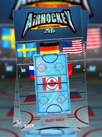 Air Hockey International 2015 : The World Travel Sport Game - Free screenshot 6