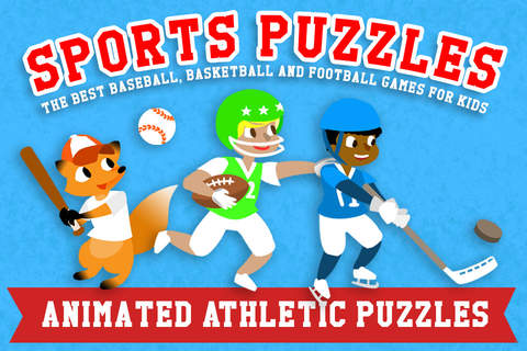 Sports Puzzles for Kids - The Best Baseball, Baske - náhled