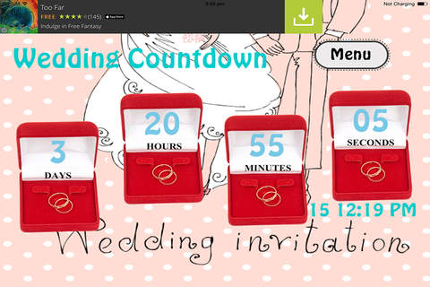The Wedding Countdown Free - náhled