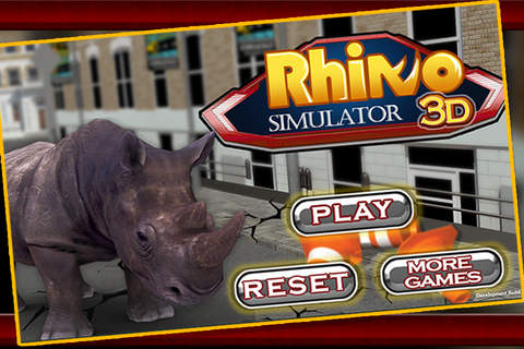 3D Rhino Simulator – Wild animal simulator and sim - náhled