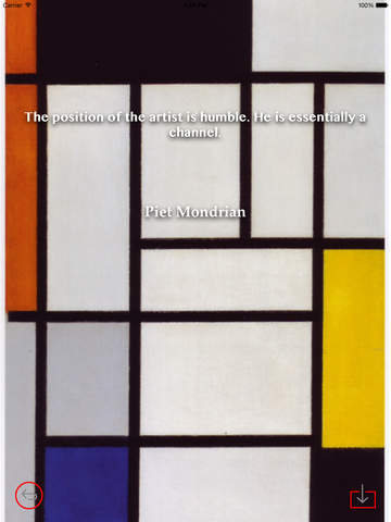 Piet Mondrian Paintings Hd Wallpaper And His Inspirational Quotes Backgrounds Creator Apps 148apps
