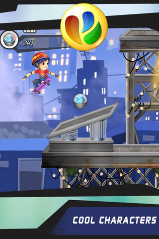 A Downhill Skateboard Race – Free Skater Racing Ga - náhled
