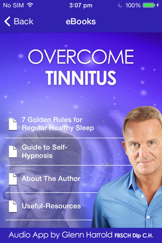Overcome Tinnitus Self-Hypnosis by Glenn Harrold - náhled