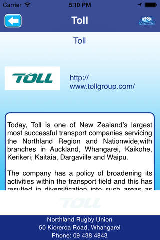Northland Rugby Union - náhled