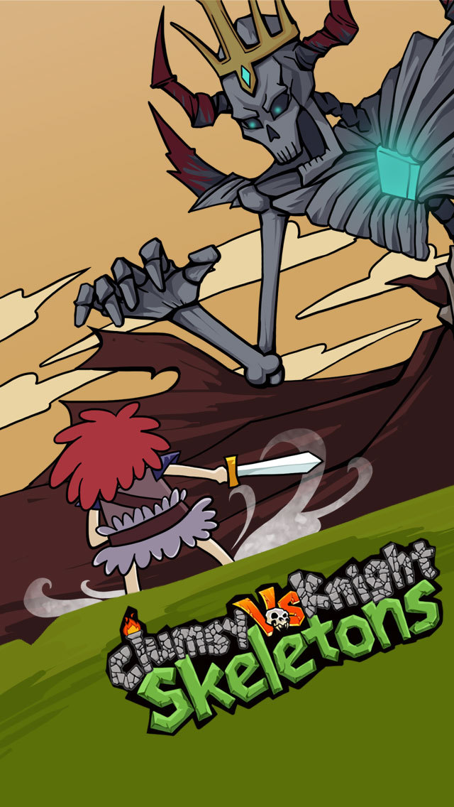 Clumsy Knight vs. Skeletons R screenshot 1