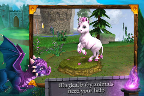 Fantasy Baby Animals - Care for unicorns, dragons  - náhled