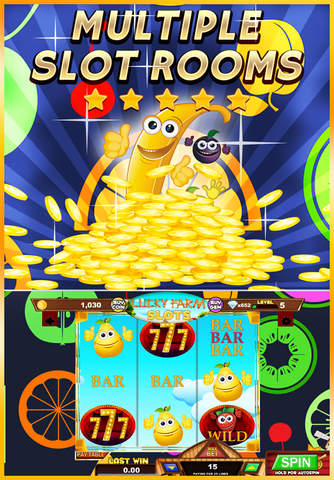 " Lucky Farm Slots " - Barn Harvest Casino - náhled