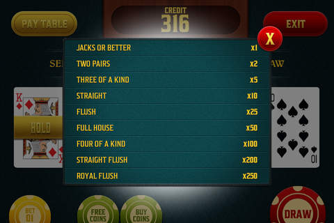Video Poker - Tournament Style Casino App - Play f - náhled