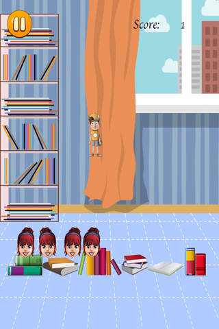 Jumping Teen Escape - Lazy Boy Avoiding Books (Fre - náhled