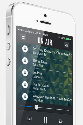 UK Top 40 Radio Player - náhled